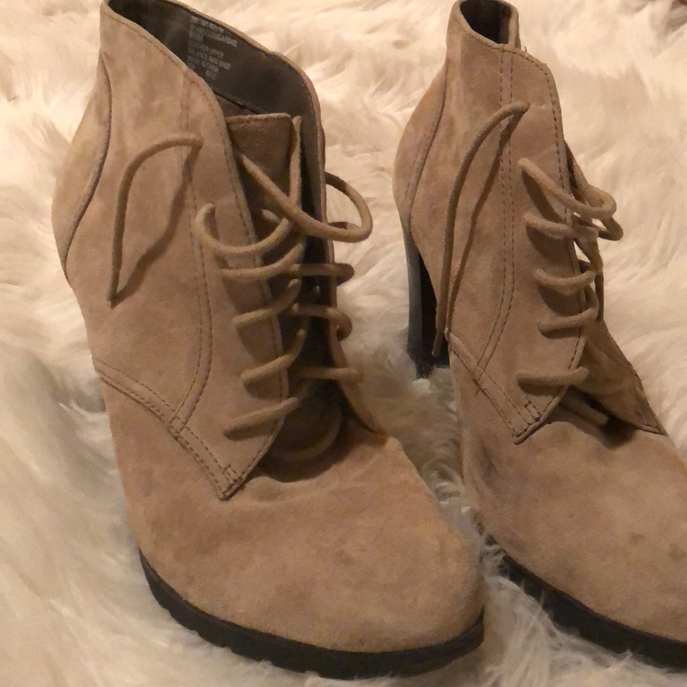 Cute lace up booties
